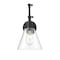 Z-Lite Gayson Wall Sconce, 1-Light, 7.75 In.W x 30.5 In.L x 7.75 In.H, Matte Black/Matte Black 348S-MB - alternate 6